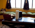 Our Relaxation Lounge is a great place to sit and have a cup of hot tea before your facial, waxing or manicure or pedicure in Aurora, IL